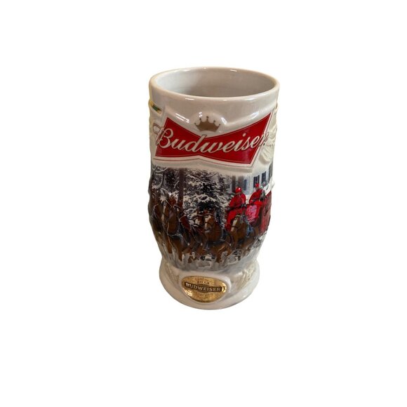2014 Budweiser Holiday Stein Holiday Lane w/ Box COA Clydesdales Collectible - Picture 3 of 6